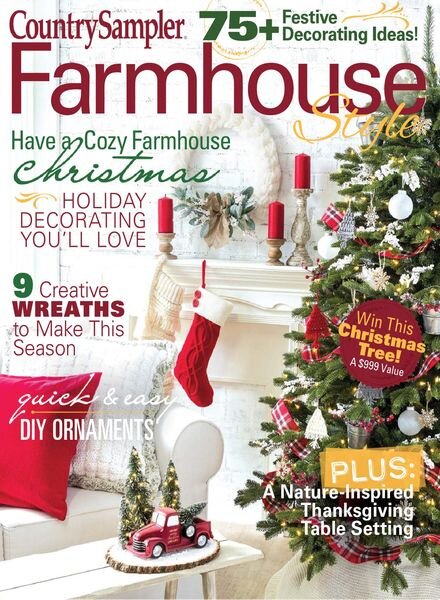 Country Sampler Farmhouse Style – December 2021 Cover
