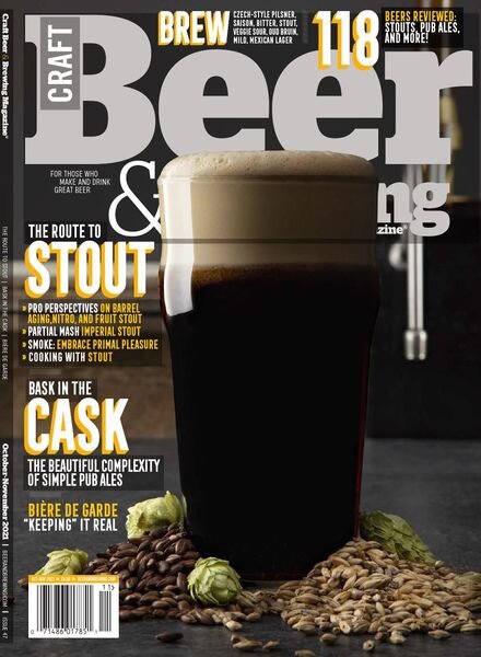 Craft Beer & Brewing – October 2021 Cover