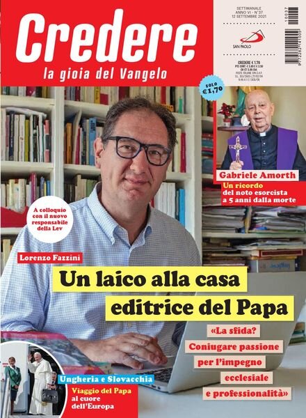 Credere – 12 Settembre 2021 Cover