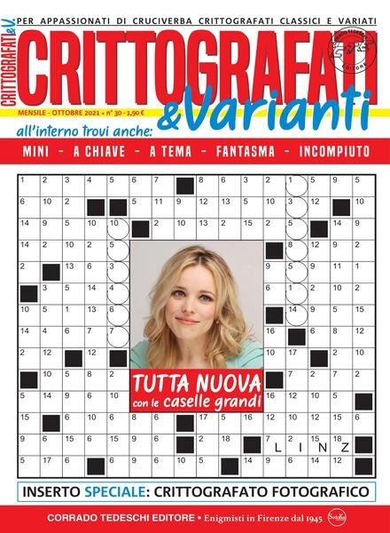 Crittografati & Varianti – ottobre 2021 Cover