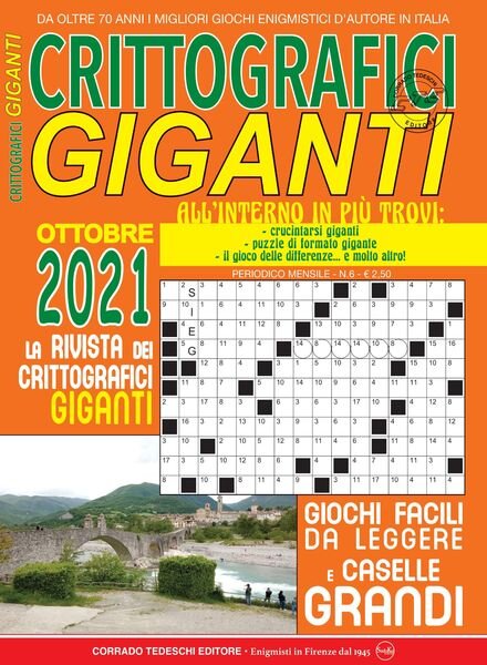 Crittografici Giganti – ottobre 2021 Cover