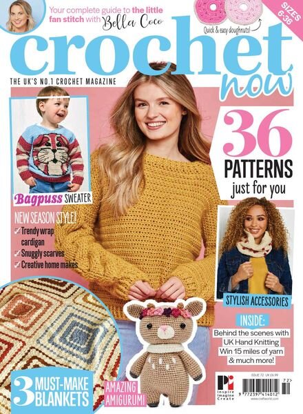 Crochet Now – Issue 72 – 19 August 2021 Cover