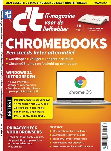 c’t Magazine Netherlands – september 2021 Cover