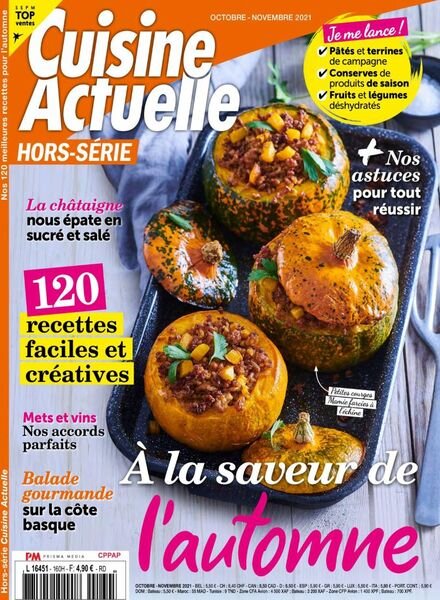 Cuisine Actuelle – Hors-Serie – Octobre-Novembre 2021 Cover
