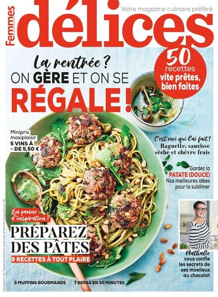 Delices de Femmes d’Aujourd’hui – Septembre 2021 Cover