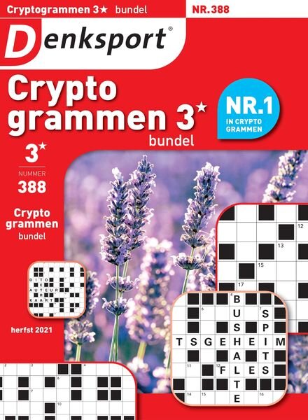 Denksport Cryptogrammen 3 bundel – 16 september 2021 Cover