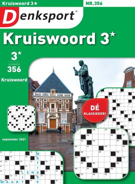 Denksport Kruiswoord 3 – 09 september 2021 Cover