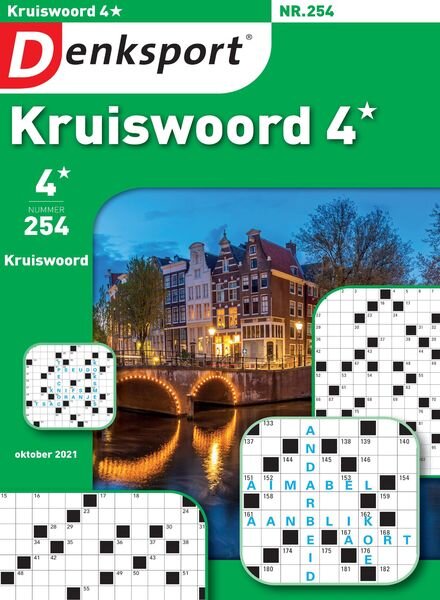 Denksport Kruiswoord 4 – september 2021 Cover