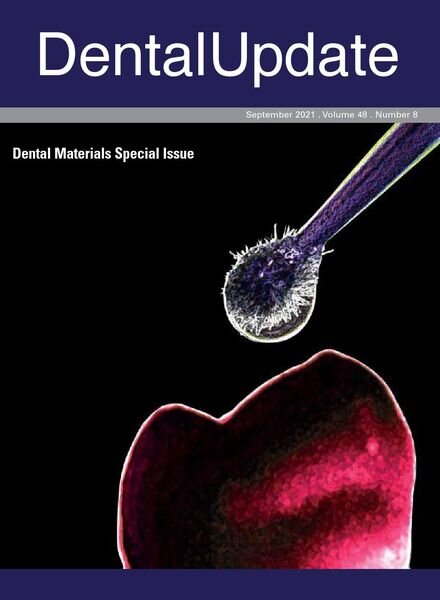 Dental Update – September 2021 Cover