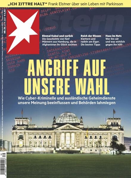 Der Stern – 23 September 2021 Cover