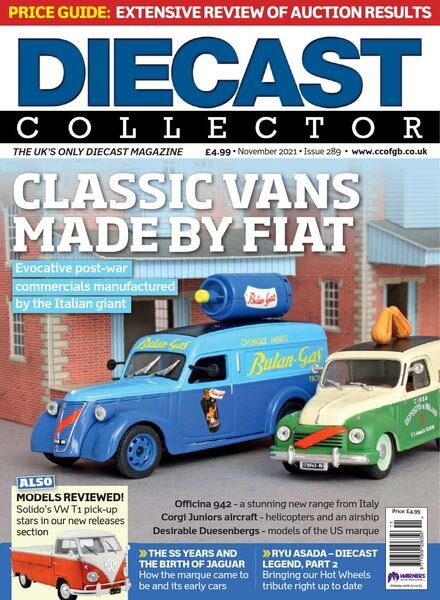 Diecast Collector – Issue 289 – November 2021 Cover