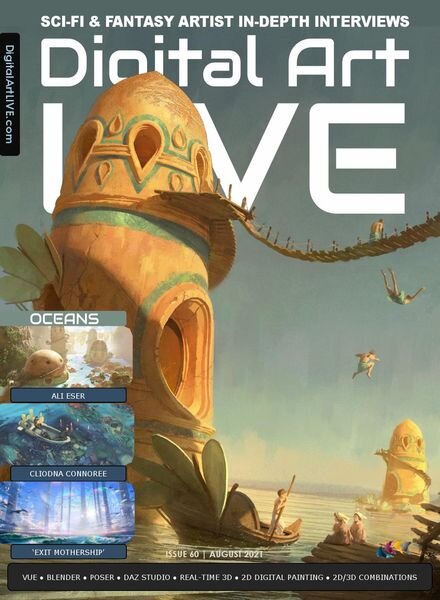Digital Art Live – Issue 60 August 2021 Cover