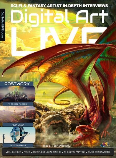 Digital Art Live – Issue 61 September 2021 Cover