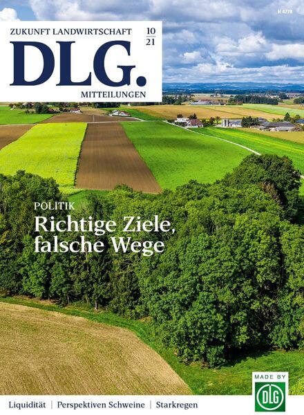 DLG Mitteilungen – September 2021 Cover