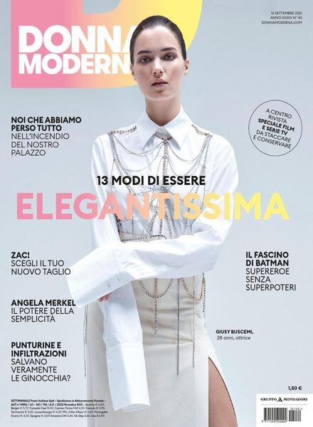 Donna Moderna – 16 Settembre 2021 Cover