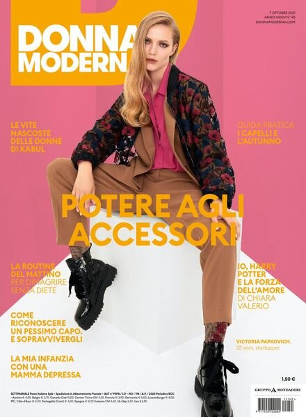 Donna Moderna – 7 Ottobre 2021 Cover