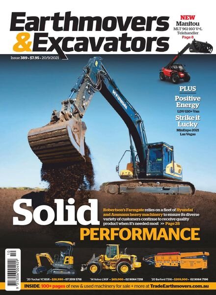 Earthmovers & Excavators – September 2021 Cover