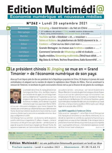 edition Multimedia – 20 Septembre 2021 Cover