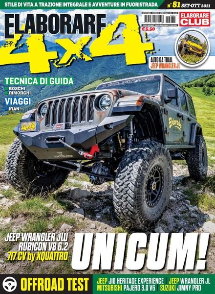 Elaborare 4×4 – Settembre-Ottobre 2021 Cover