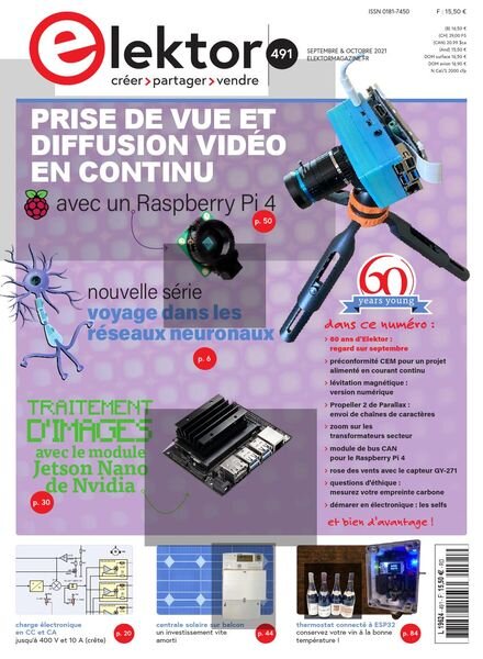 Elektor France – Septembre-Octobre 2021 Cover