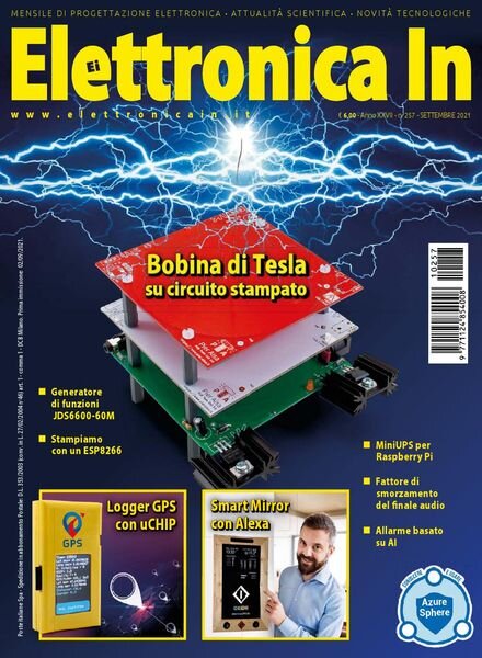 Elettronica In – Settembre 2021 Cover