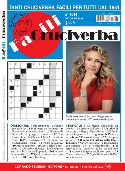 Facili Cruciverba – ottobre 2021 Cover