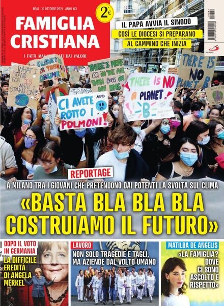 Famiglia Cristiana – 10 Ottobre 2021 Cover