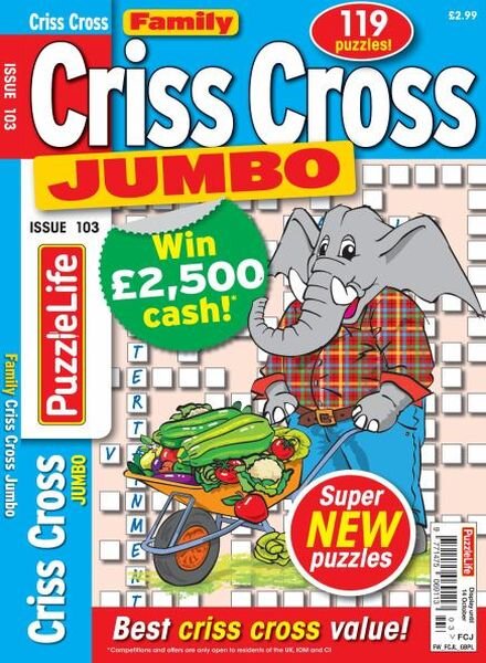 Family Criss Cross Jumbo – September 2021 Cover