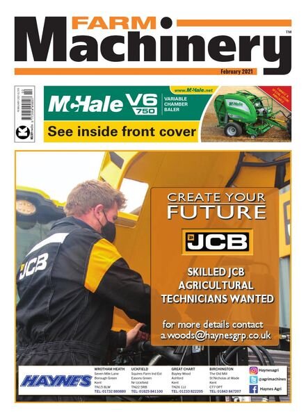 Farm Machinery – February 2021 Cover