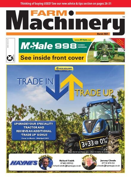 Farm Machinery – March 2021 Cover