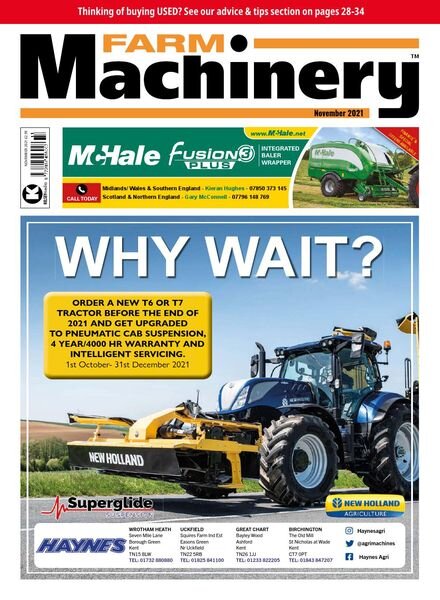 Farm Machinery – November 2021 Cover