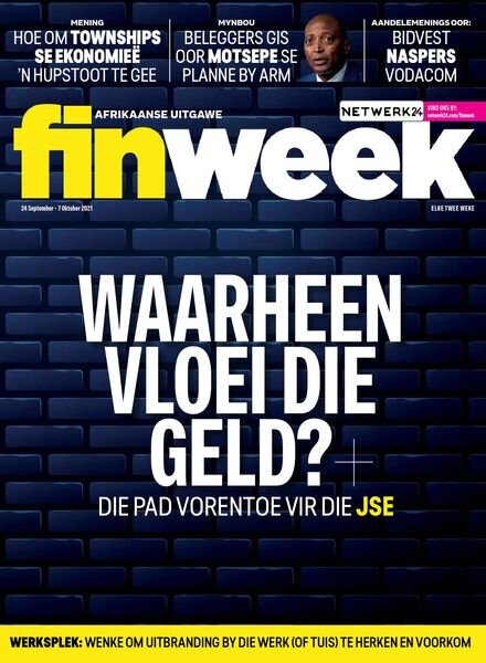 Finweek Afrikaans Edition – September 24, 2021 Cover