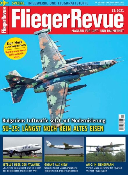 FliegerRevue – November 2021 Cover