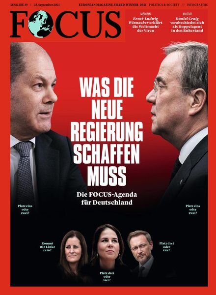 FOCUS – 25 September 2021 Cover