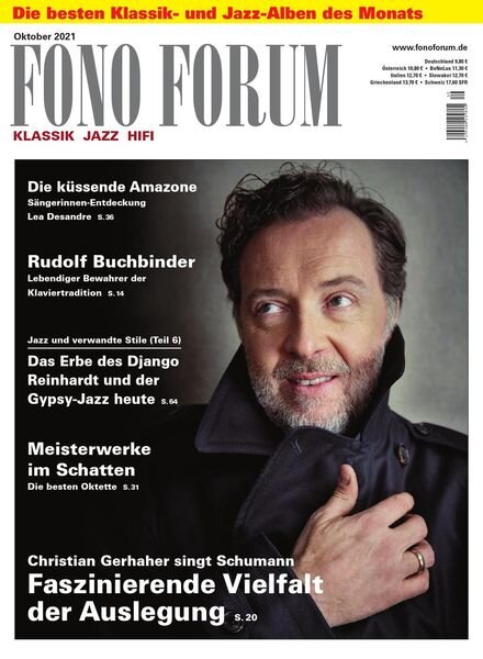 Fono Forum – Oktober 2021 Cover
