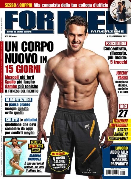 For Men Magazine – Settembre 2021 Cover