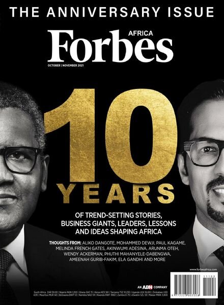 Forbes Africa – October 2021 Cover