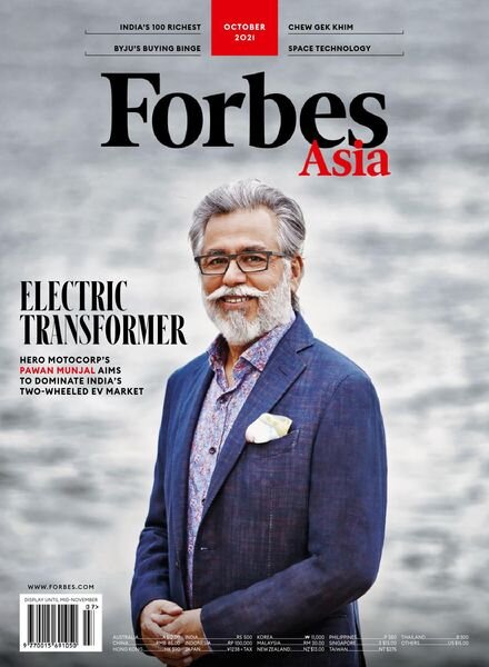 Forbes Asia – October 2021 Cover