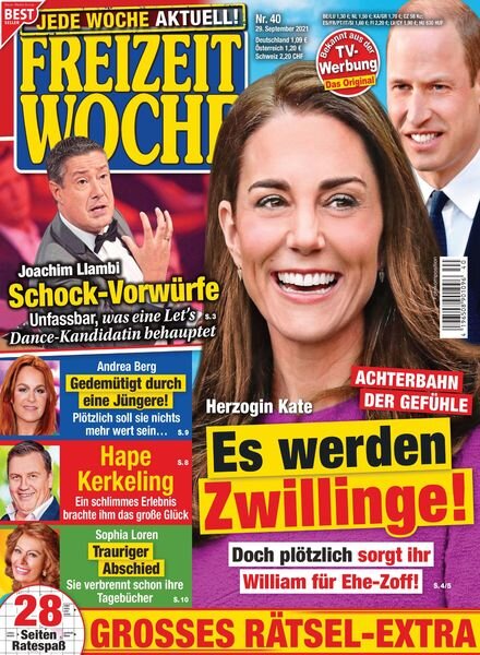 Freizeitwoche – 29 September 2021 Cover
