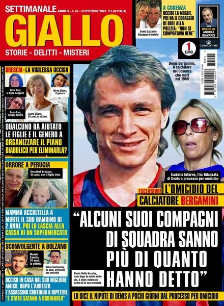 Giallo – 13 Ottobre 2021 Cover