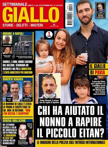 Giallo – 29 Settembre 2021 Cover