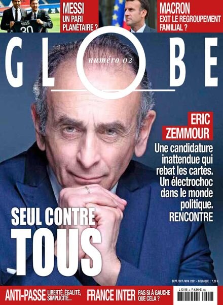 Globe France – Septembre-Novembre 2021 Cover