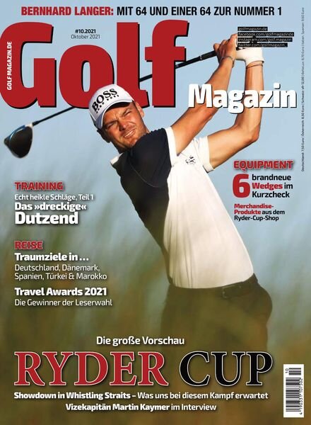 Golf Journal – Oktober 2021 Cover