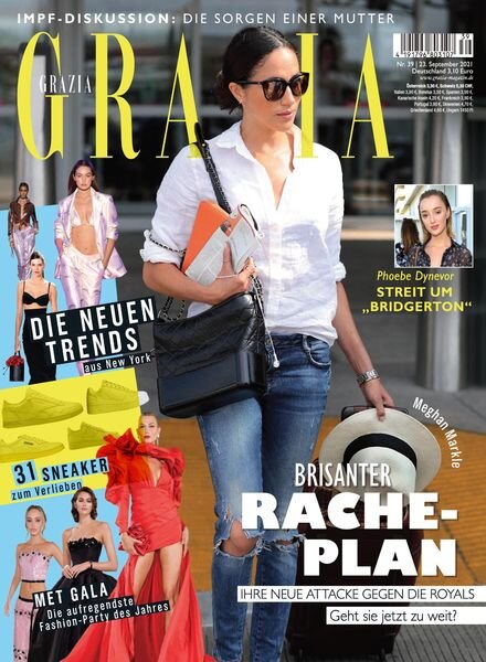 GRAZIA Germany – 23 September 2021 Cover