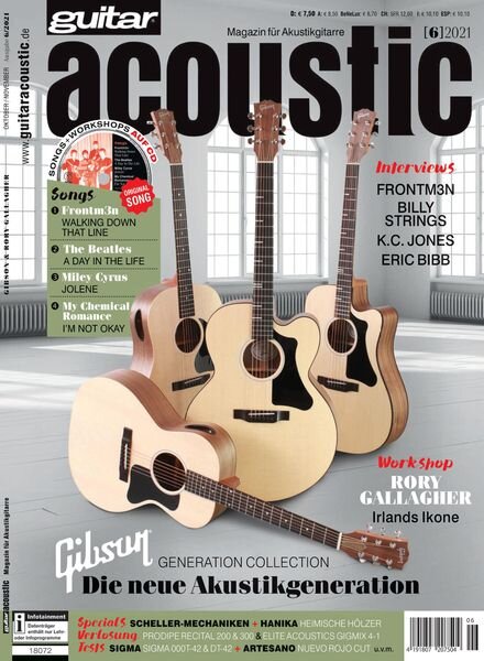 Guitar Acoustic – Oktober 2021 Cover