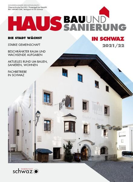 Hausbau in Schwaz – August 2021 Cover