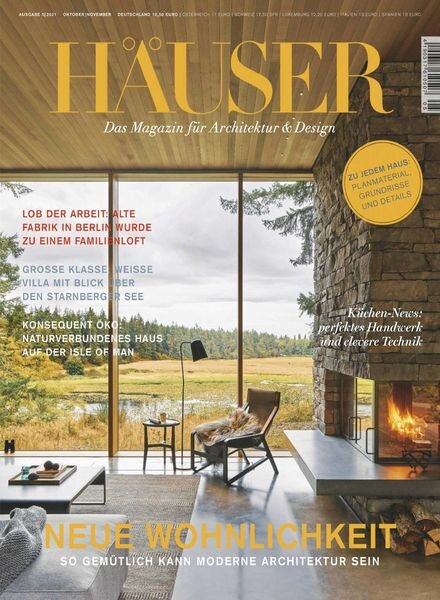 Hauser – Oktober-November 2021 Cover