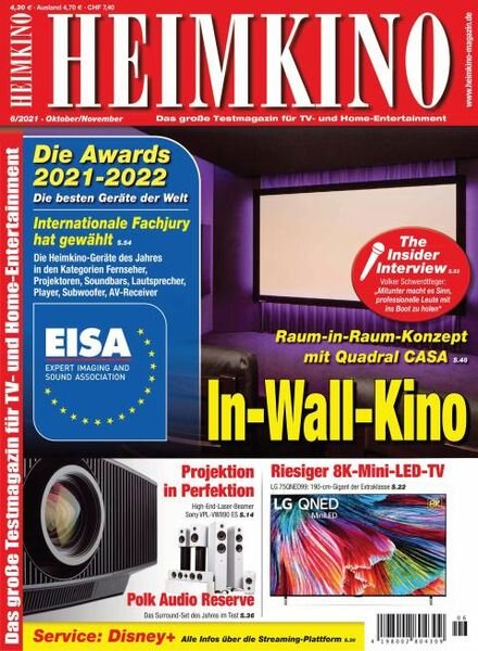 HEIMKINO – September 2021 Cover