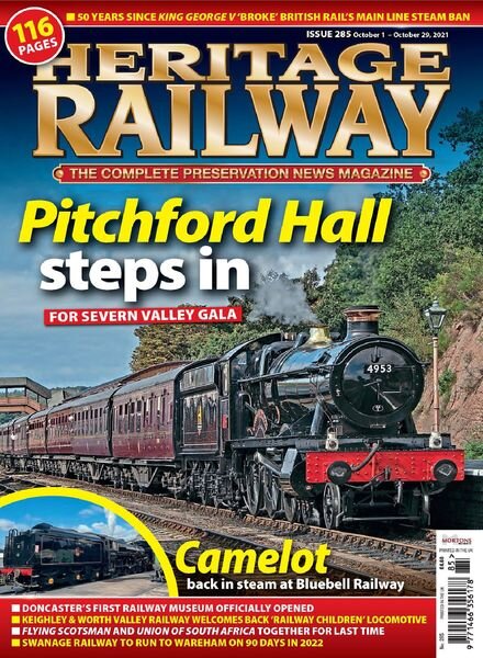 Heritage Railway – October 2021 Cover