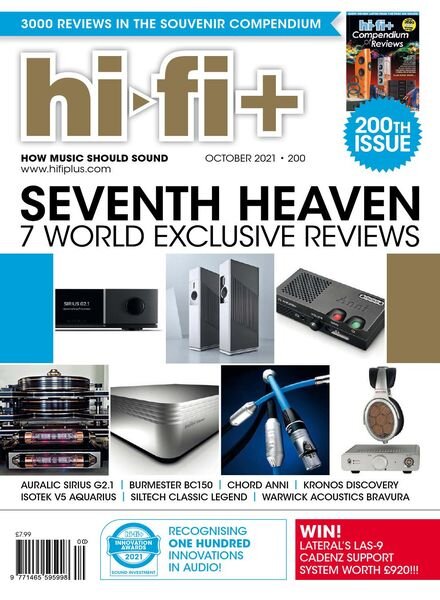 Hi-Fi+ – Issue 200 – October 2021 Cover